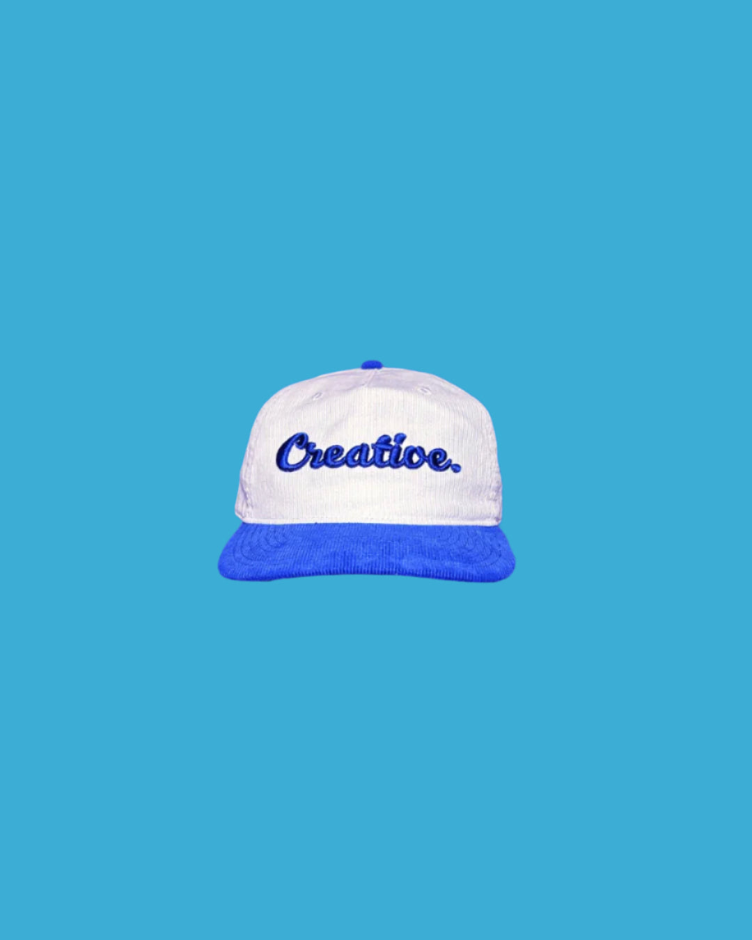"Creative." Two Tone Corduroy Snapback
